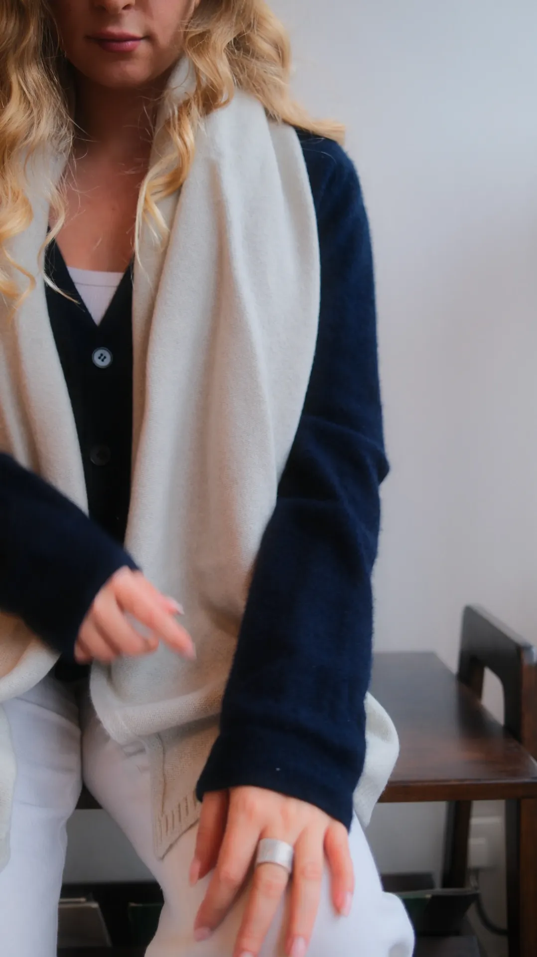 Solo Stole - Gris clair