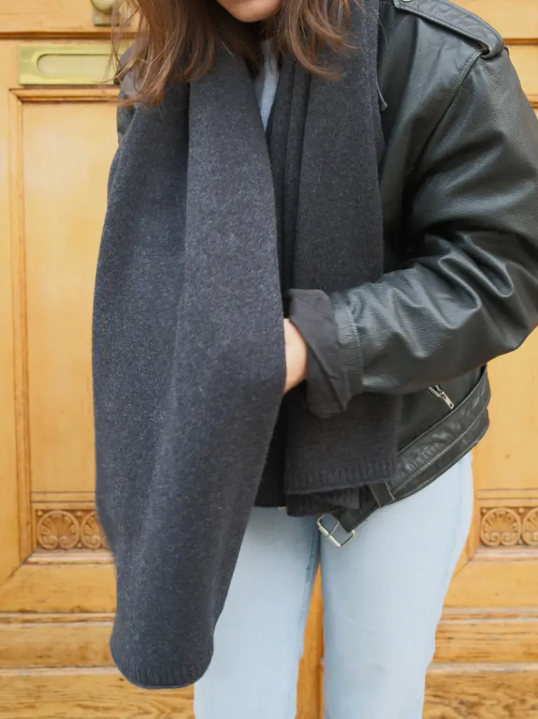 Solo Stole - Noir chiné