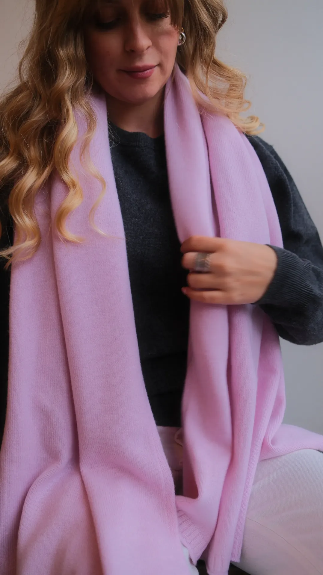 Solo Stole - Rose Poudré