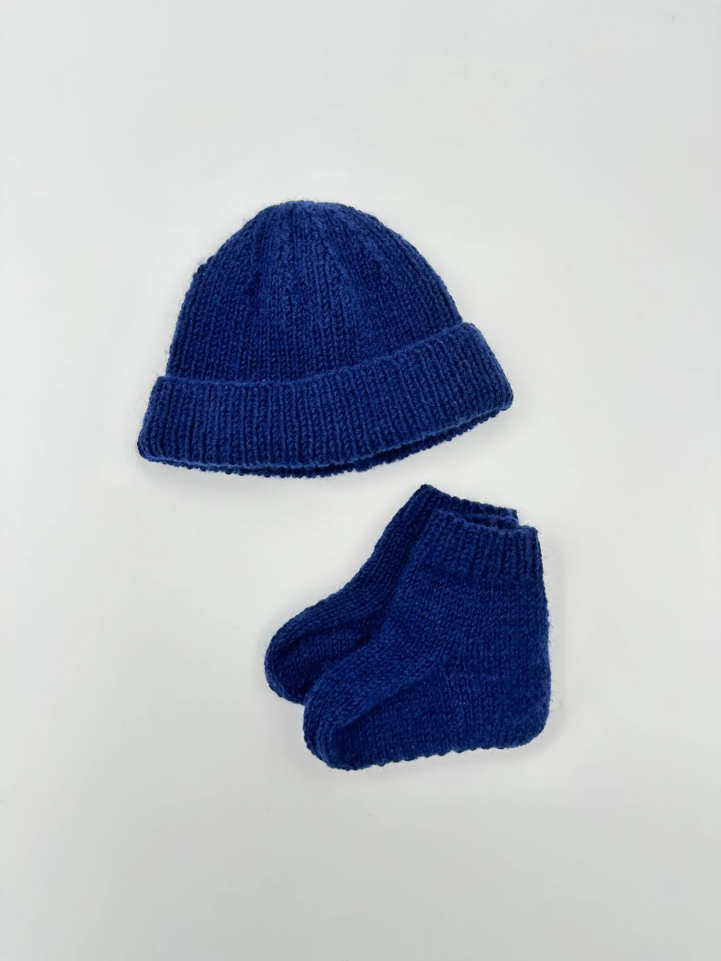Bonnet et Chaussons de naissance 100% Cachemire  